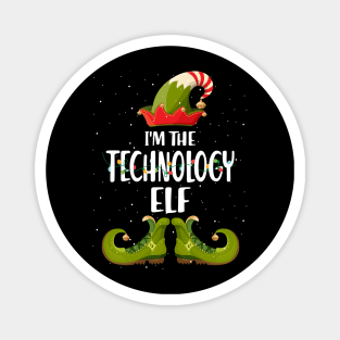 Im The Technology Elf Christmas Magnet